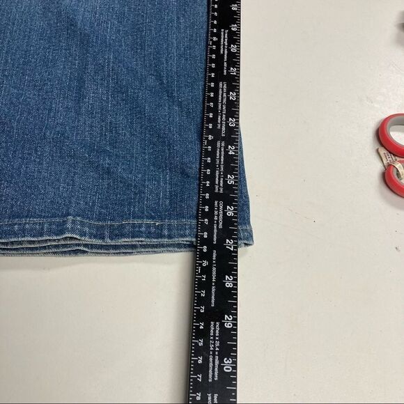 OLD‎ NAVY GAP, Boot-Cut Jeans, Blue, Stretch,Women’s 18 Short, 5 Pocket Style - Picture 6 of 8